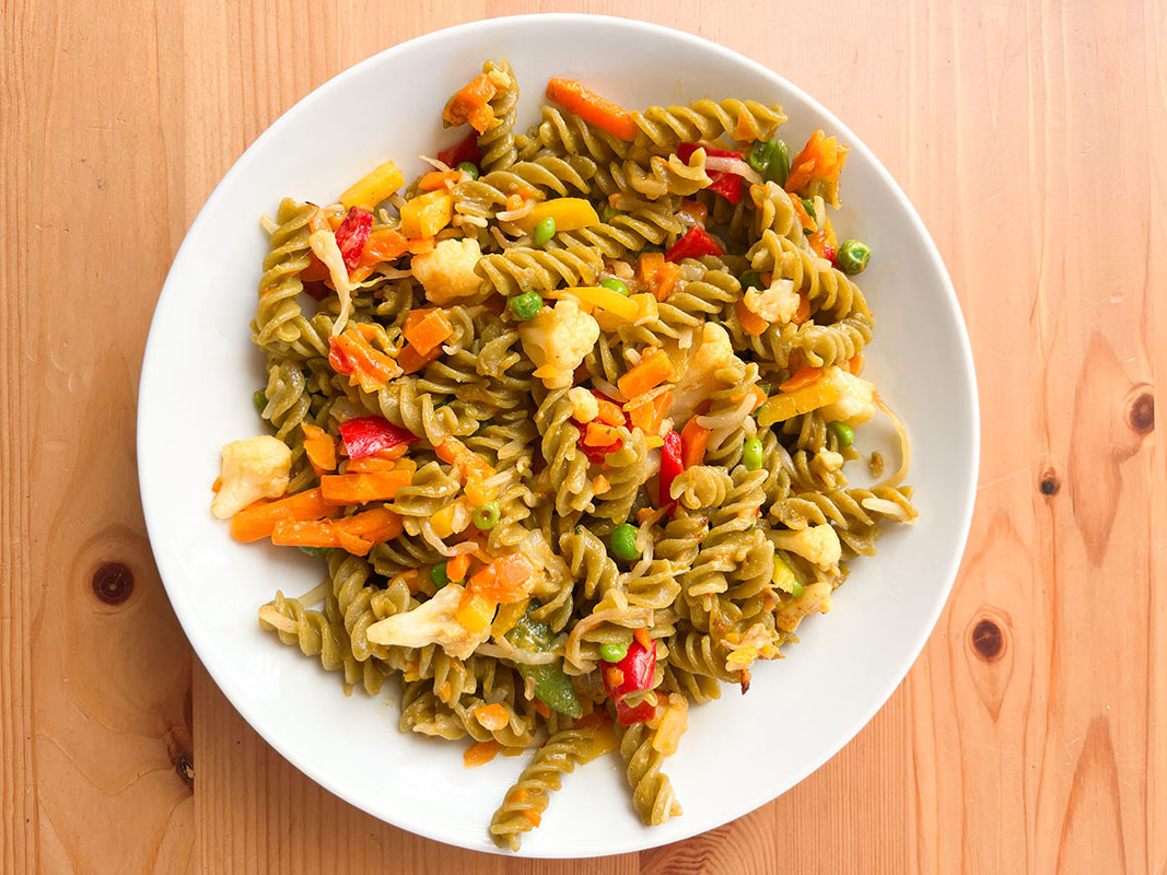 Schnelle Gemüse-Nudeln