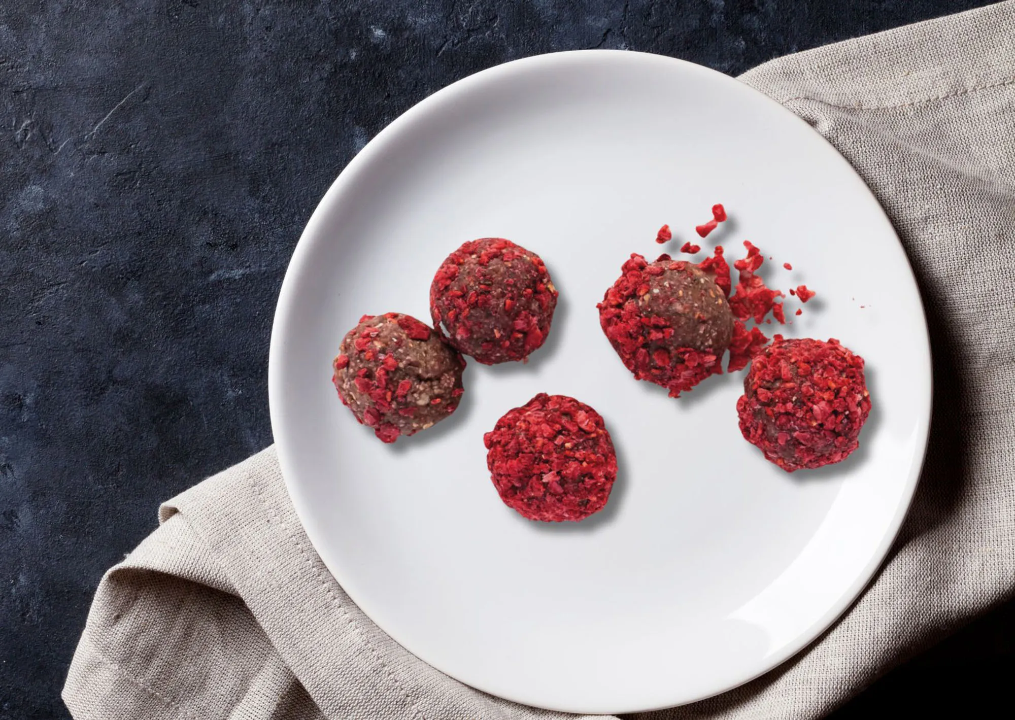 Energyballs Himbeere