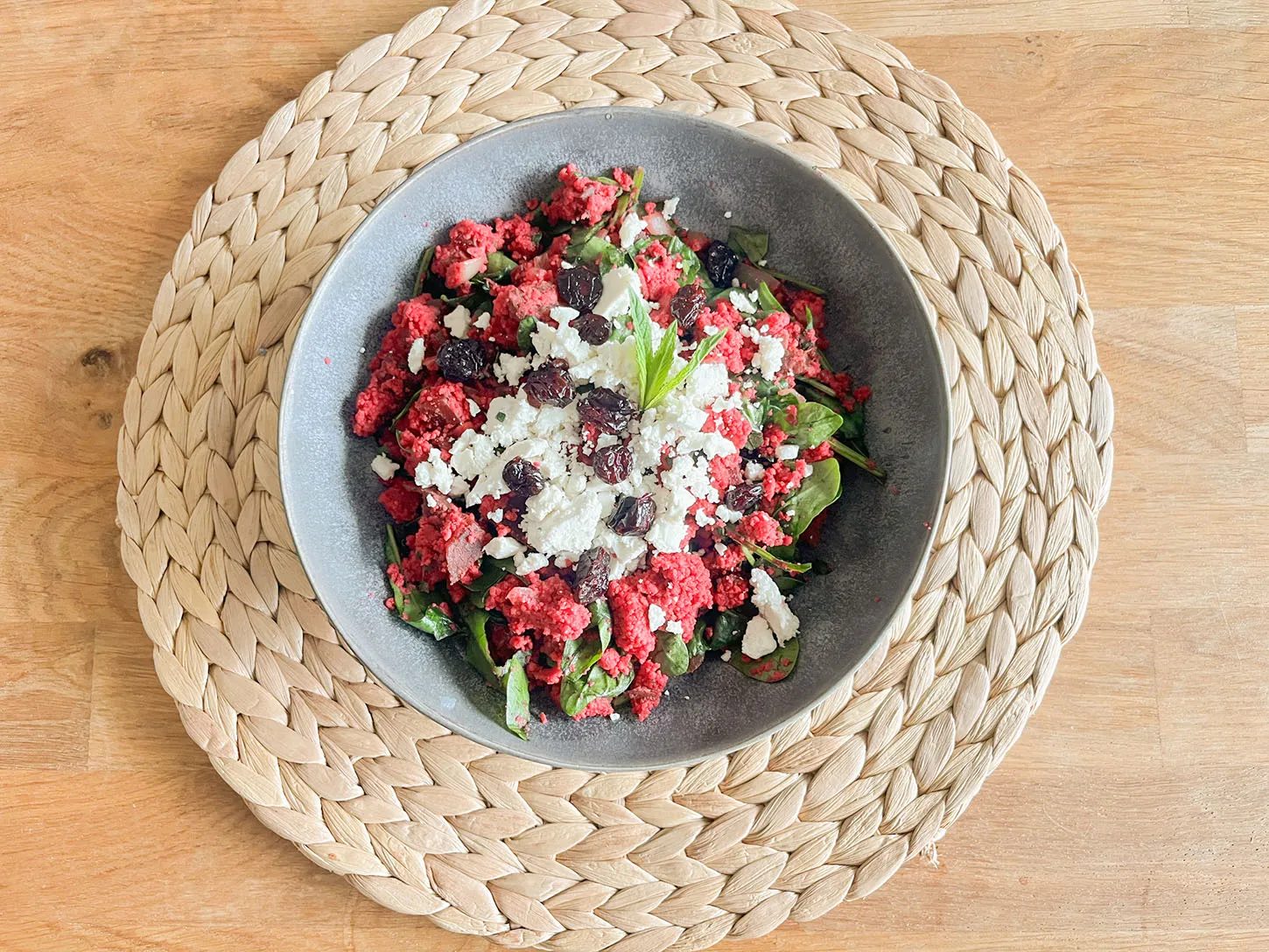Rote Beete-Couscous Salat