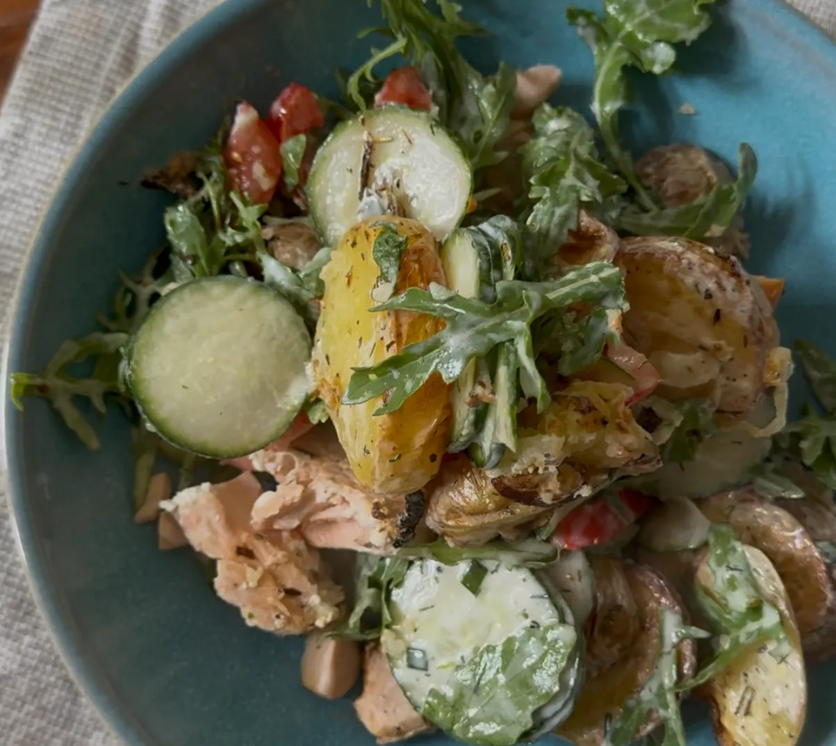 Kartoffel-Lachs Salat