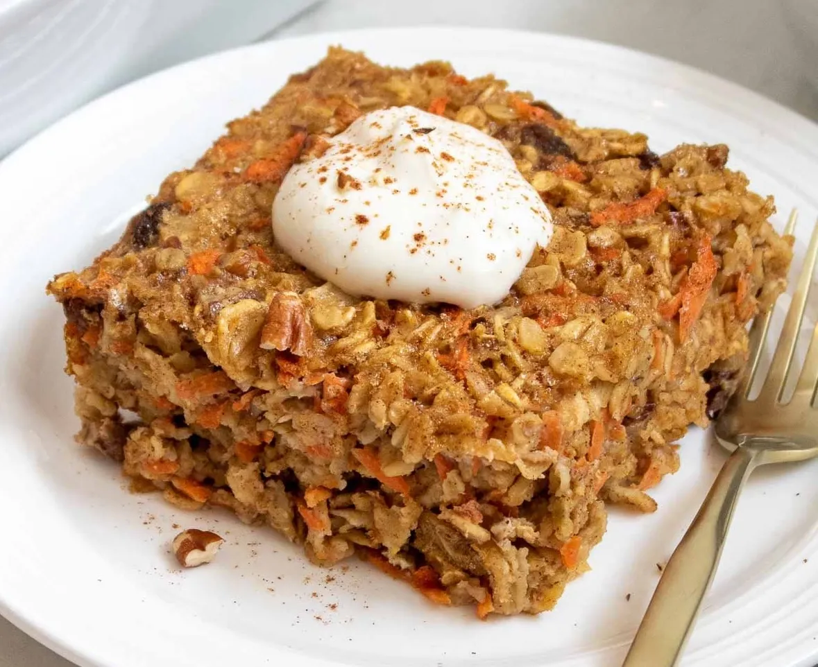Carrot Cake Baked Oats