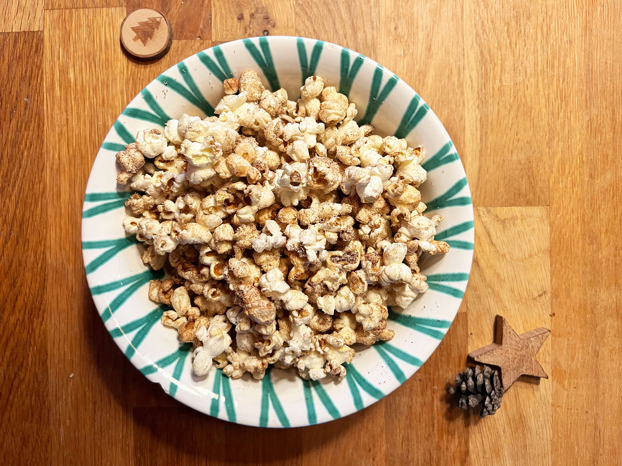 Weihnachtliches Popcorn