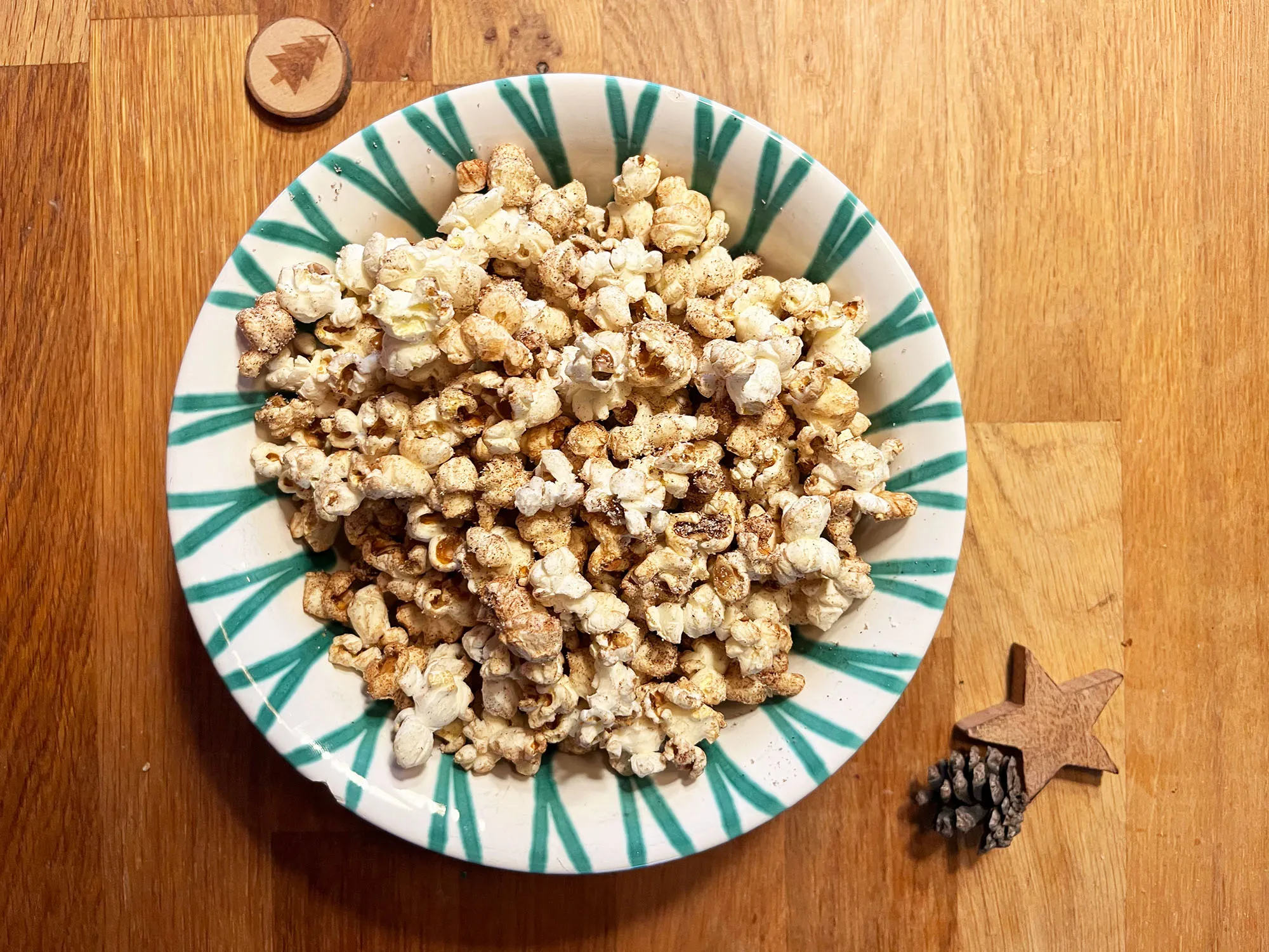 Weihnachtliches Popcorn