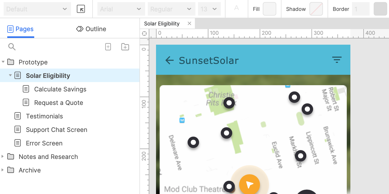 dualoop how to use axure