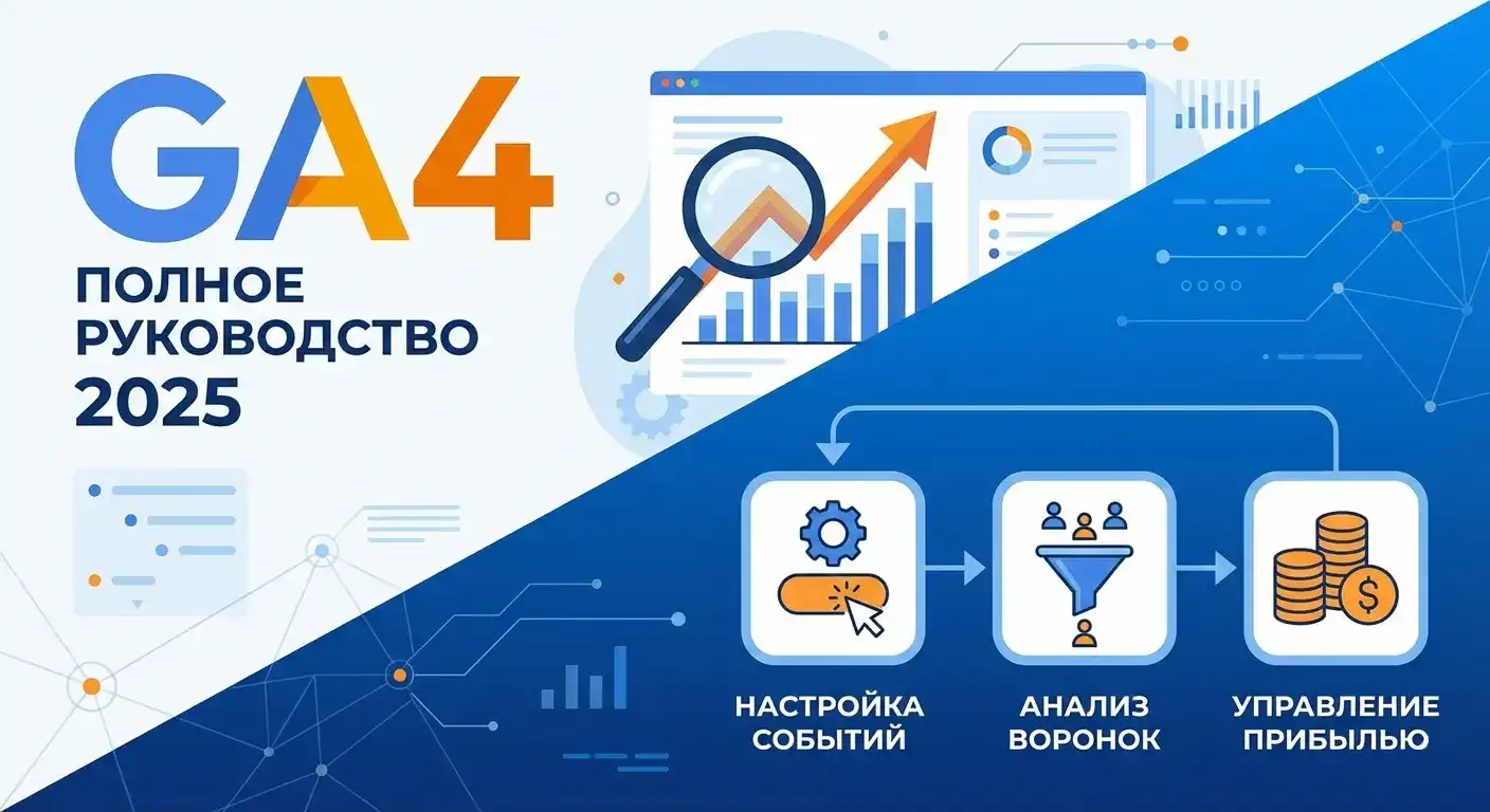 Полное руководство по Google Analytics 4 (GA4): Как владельцу бизнеса перестать бояться цифр и начать управлять прибылью