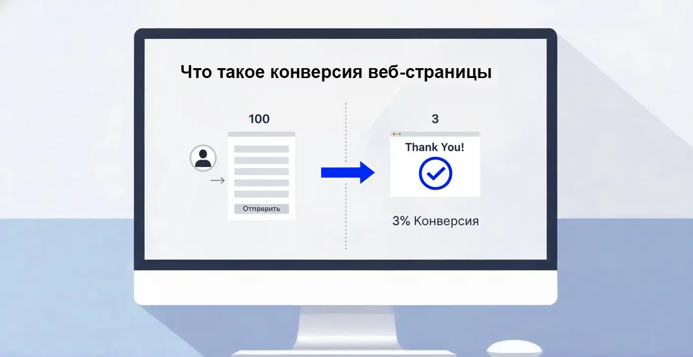 Что такое конверсия сайта или веб-страницы