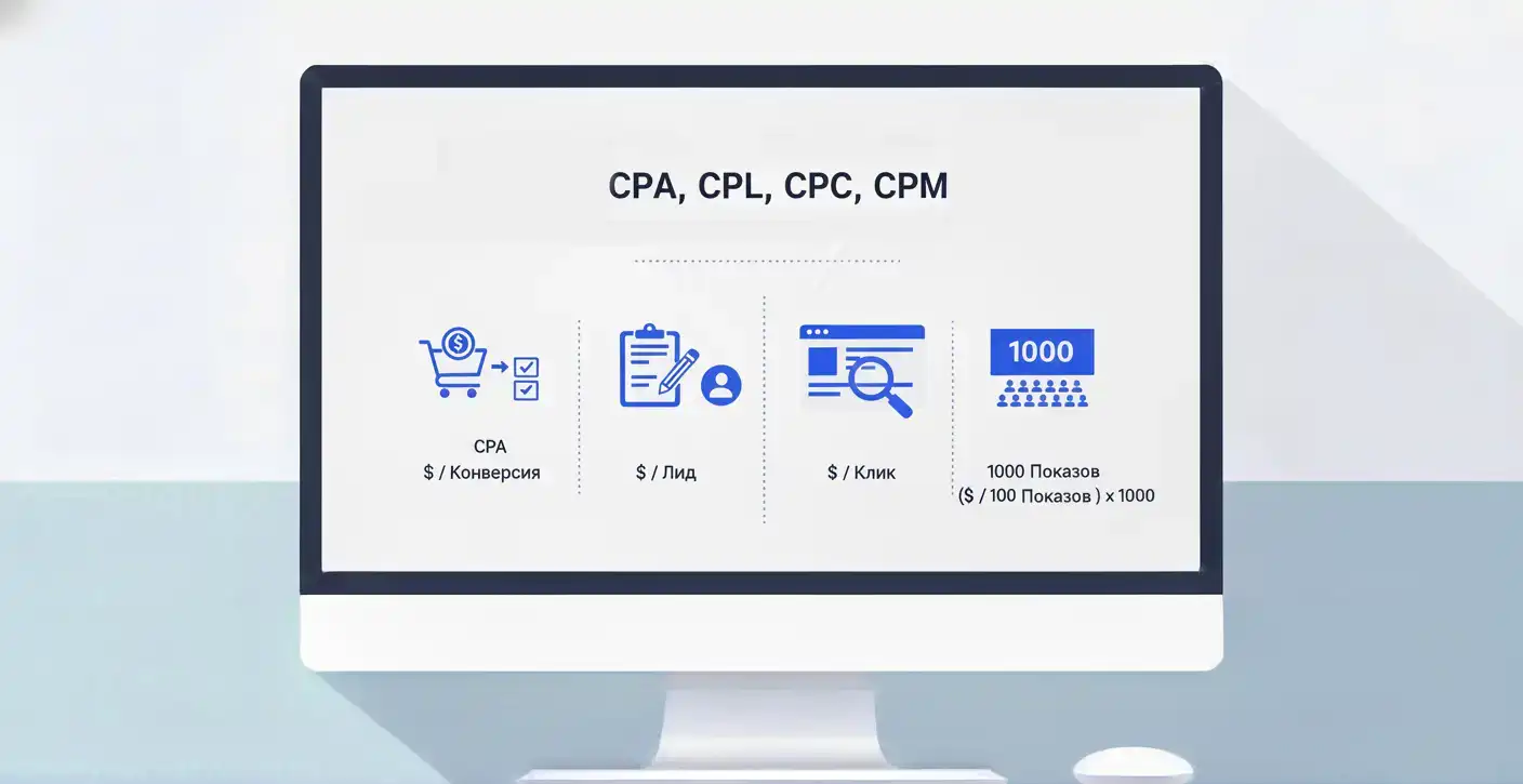 CPC, CPA, CPL, CPM: словарь метрик для оценки эффективности рекламы