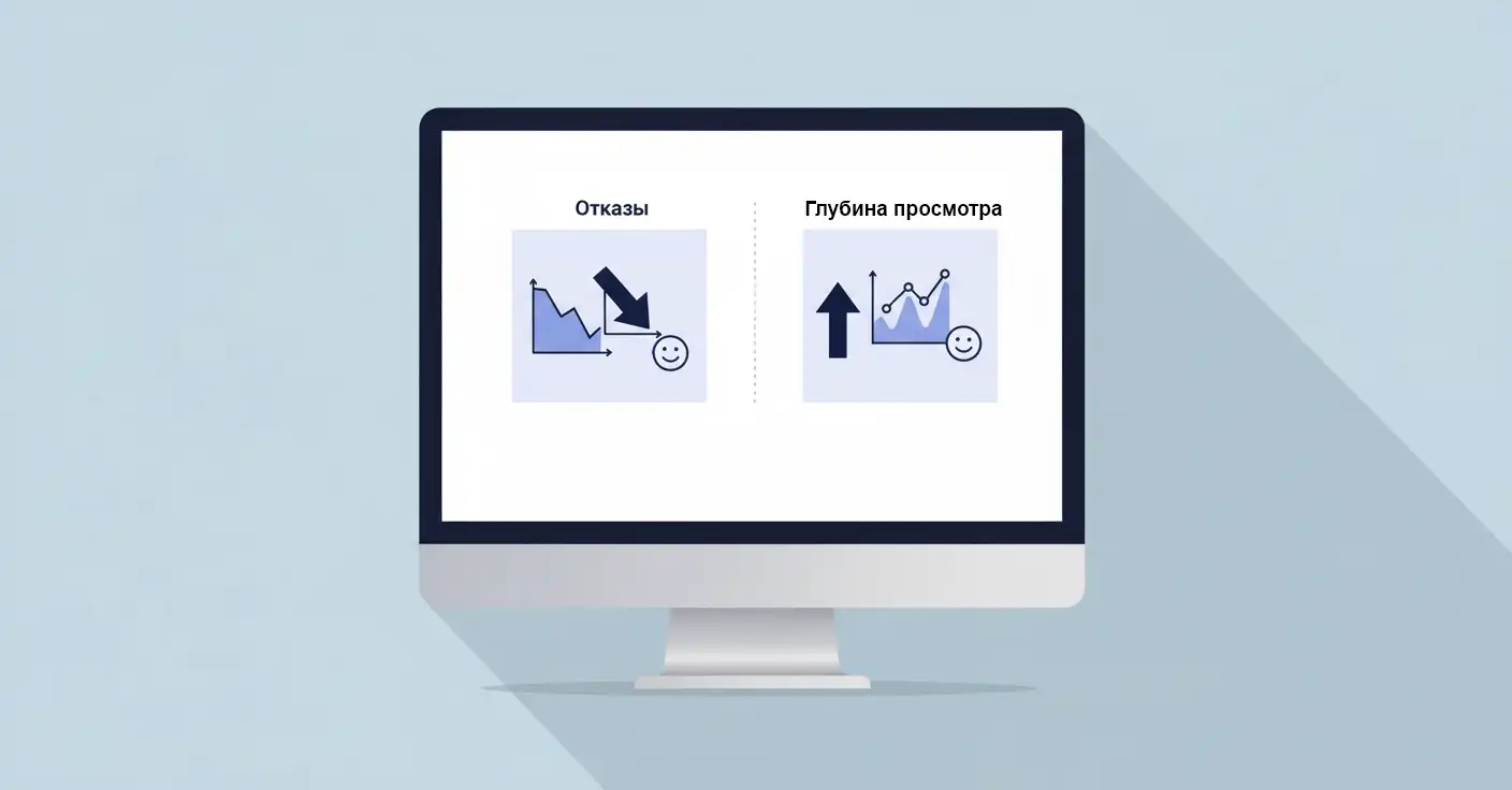 Показатель отказов и глубина просмотра: как их анализировать и улучшать