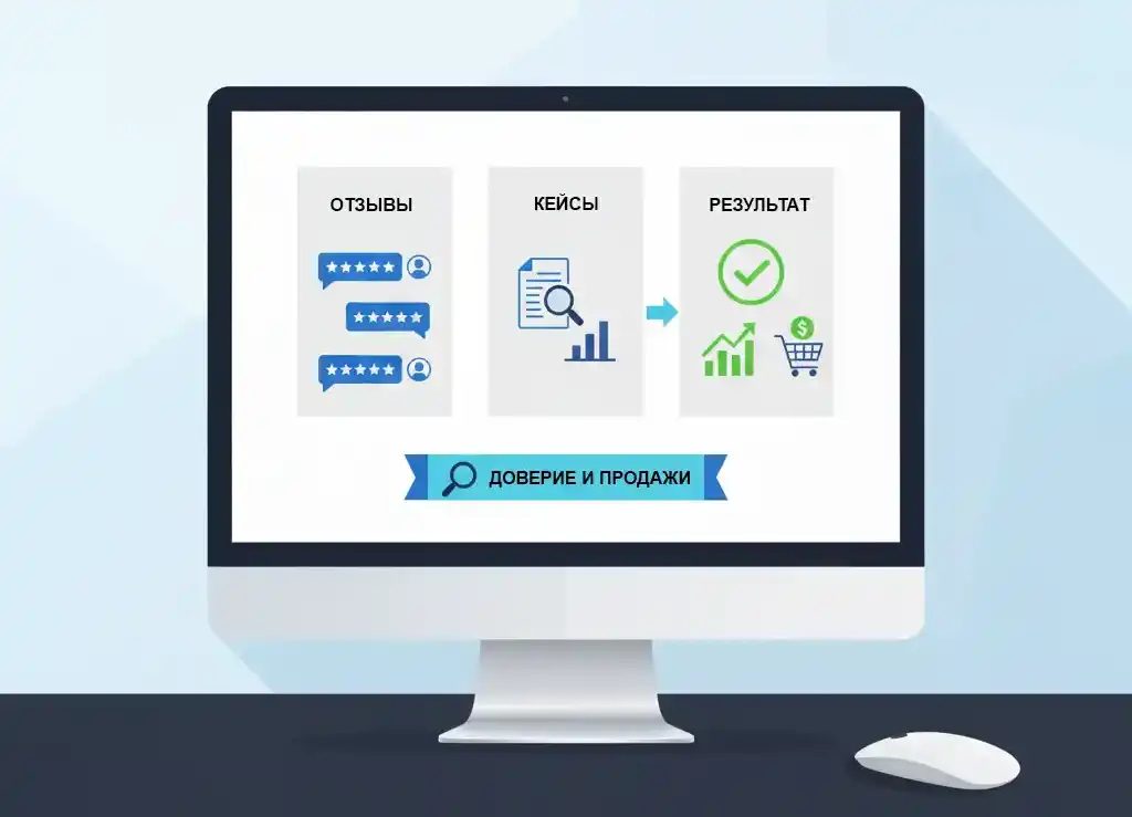 Социальное доказательство: как отзывы и кейсы влияют на конверсию сайта
