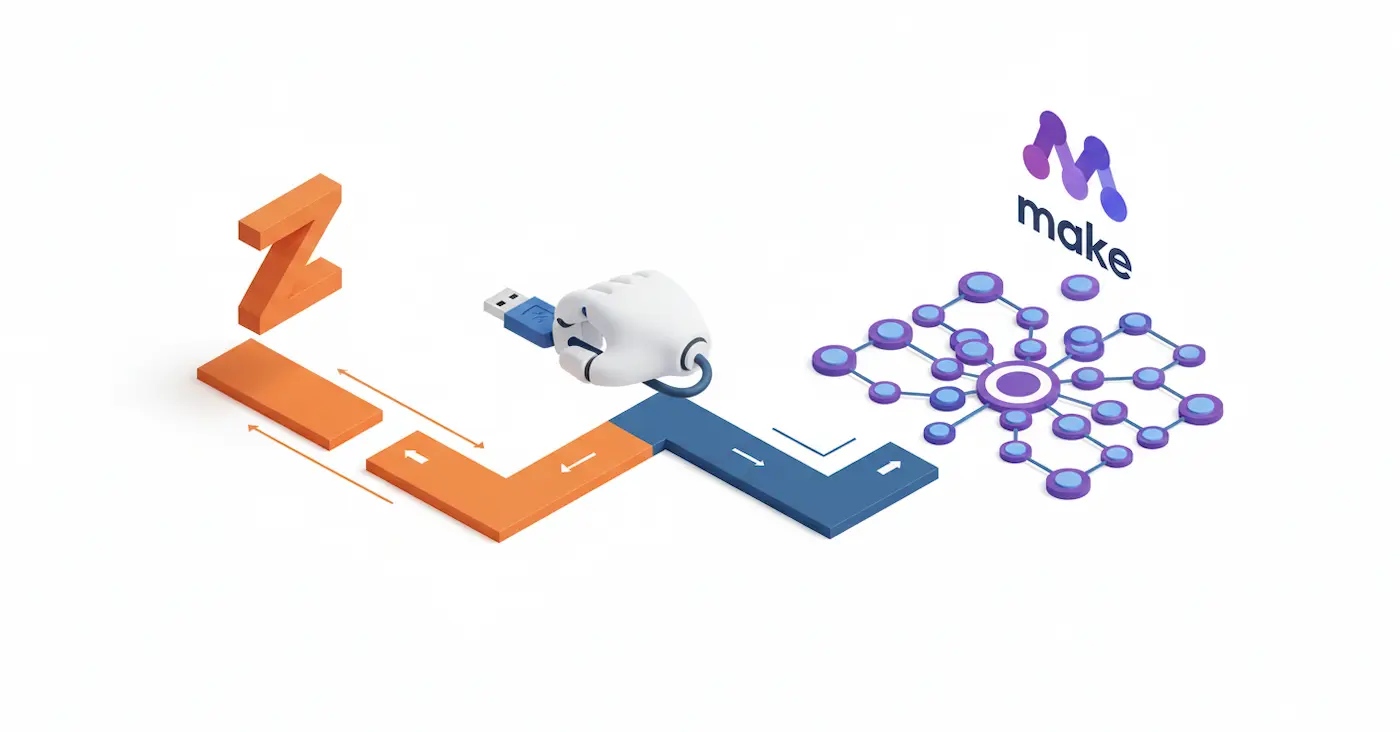 Zapier или Make (Integromat): Что выбрать для автоматизации бизнеса в 2026? Сравнение.