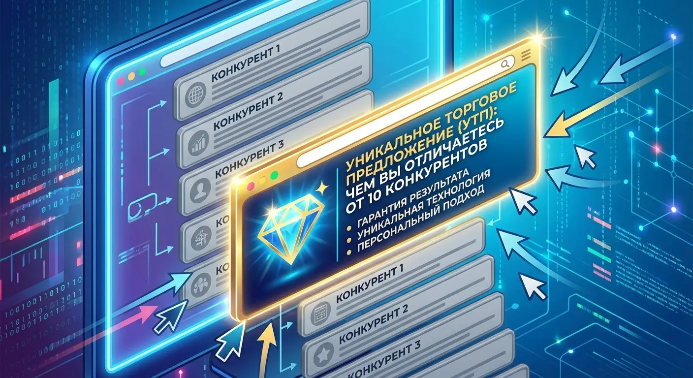 Уникальное Торговое Предложение (УТП): чем вы отличаетесь от 10 конкурентов в выдаче
