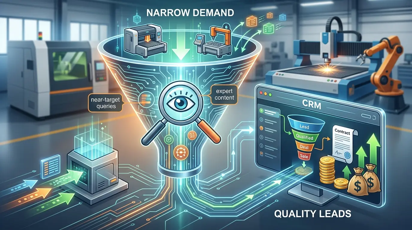 Как получать качественные лиды в сложных нишах с длинным циклом сделки? Гайд по настройке Яндекс Директа для производителей оборудования и B2B компаний.
