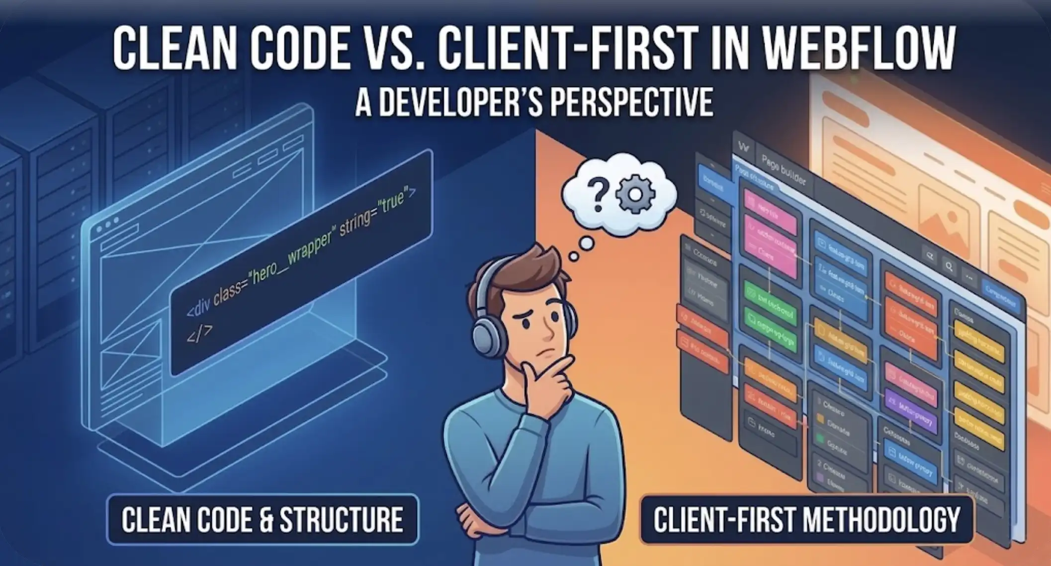 Clean Code vs Client-First in Webflow: A B2B Perspective