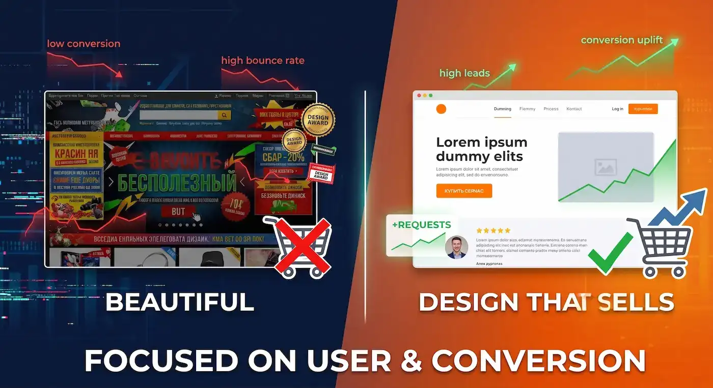 What Kind of Design Sells? Why a Beautiful Website Doesn't Guarantee Leads