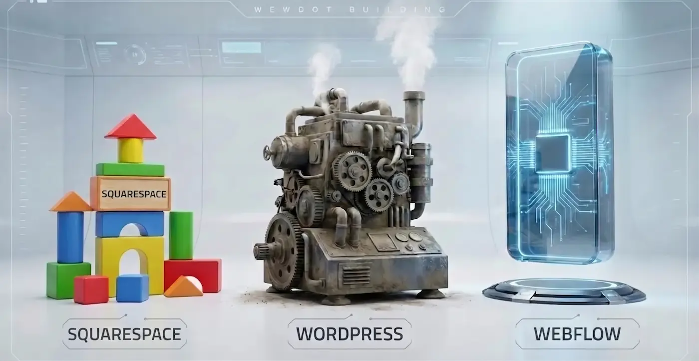 Webflow, Squarespace, or WordPress: Which CMS Should You Choose? An Honest Comparison.