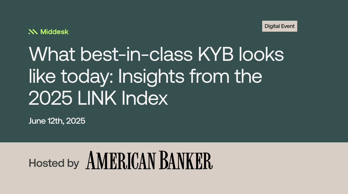 American Banker x Middesk: What KYB looks like in 2025