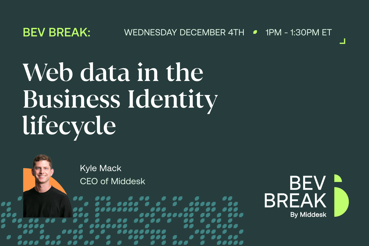 BEV Break Rewind: Unlocking the potential of web data in business identity