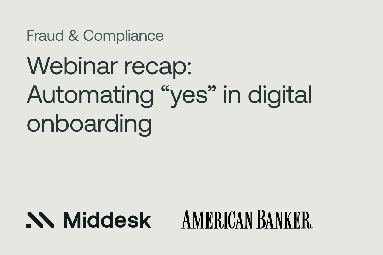 Key takeaways for automating 'Yes' in digital onboarding