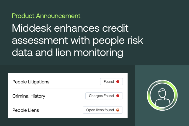 Middesk enhances credit assessment with people risk data and lien monitoring