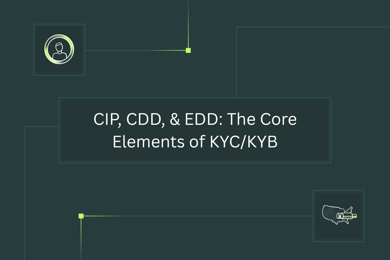 CIP, CDD, & EDD: The Core Elements of KYC/KYB
