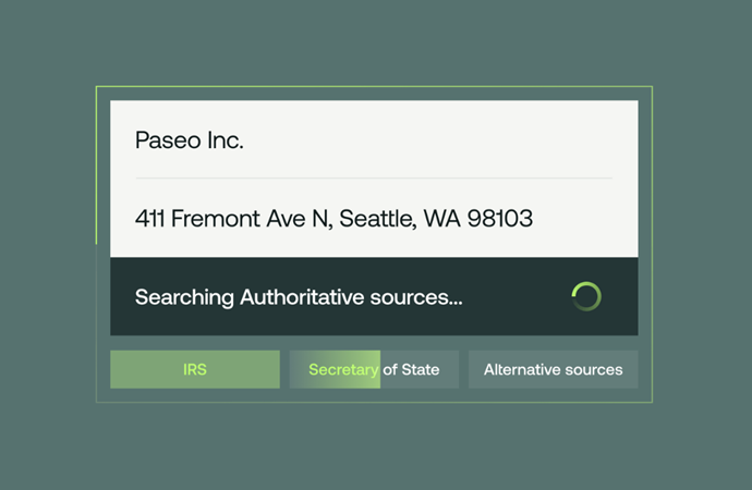 SOS business search in Middesk