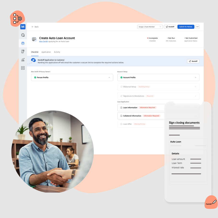 MANTL lien origination software