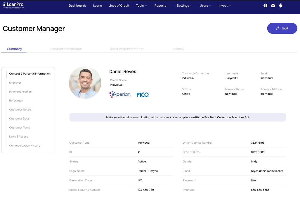 LoanPro loan origination