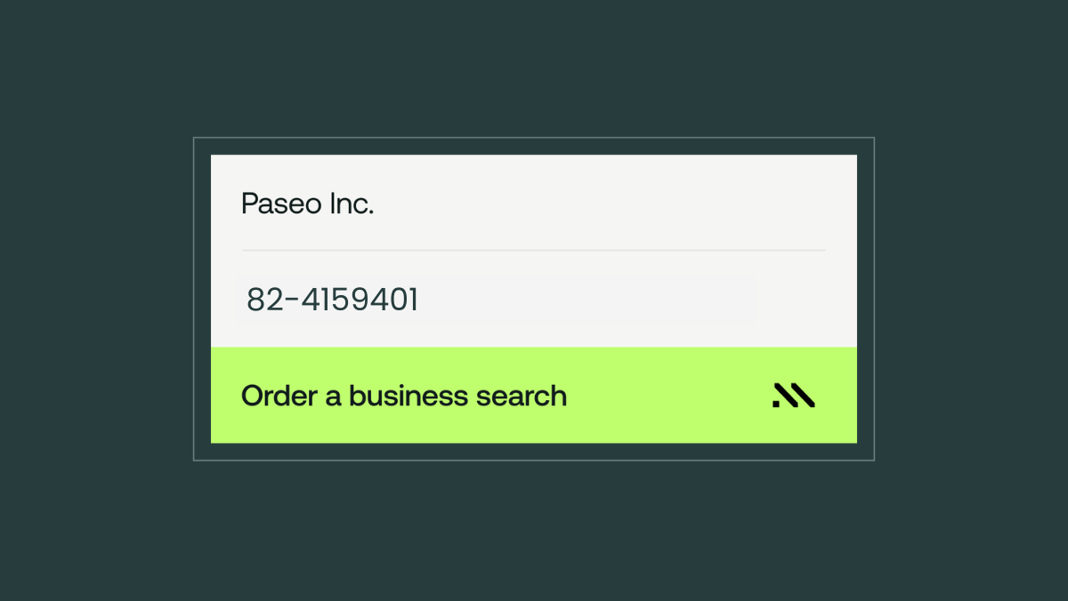 TIN Match tool in Middesk