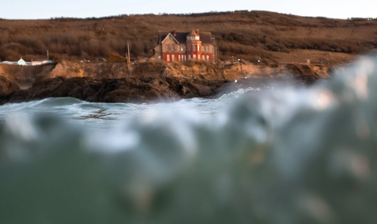 HAUNTED HOUSE Overviewing Westward Ho! the Seafield house or commonly known as the haunted house. Such a landmark in the village.
