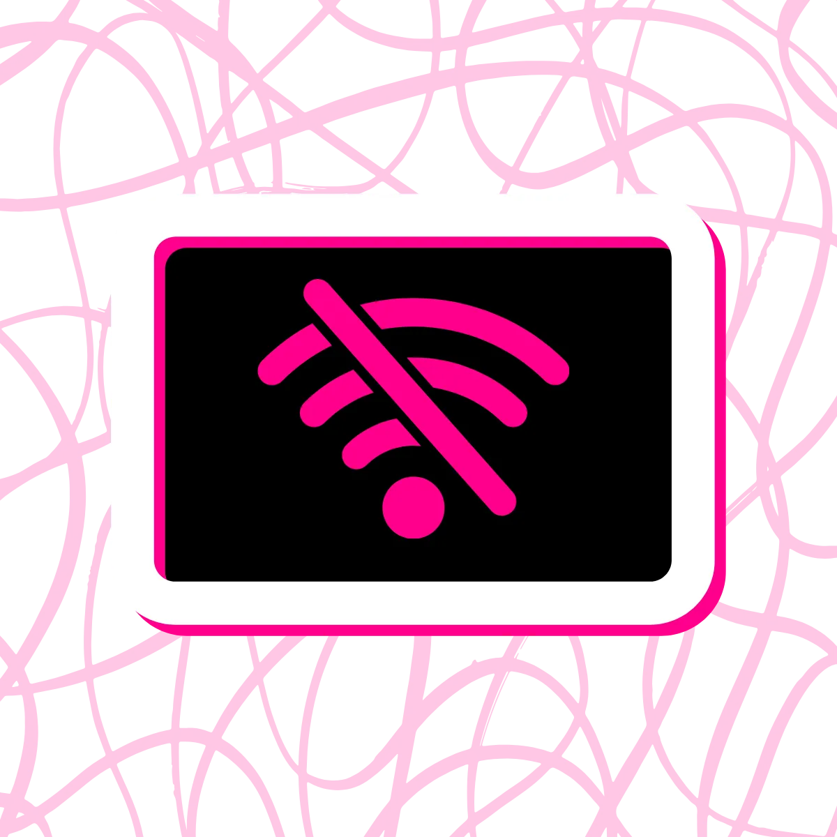 Icona funzionamento offline senza connessione per display digitali Livesignage