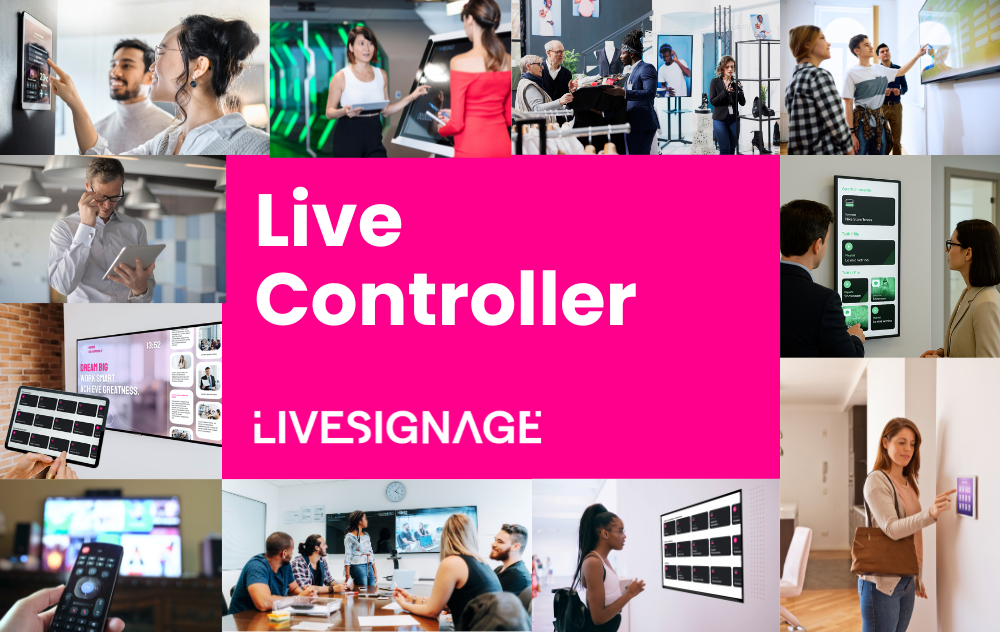copertina app livecommerce livesignage