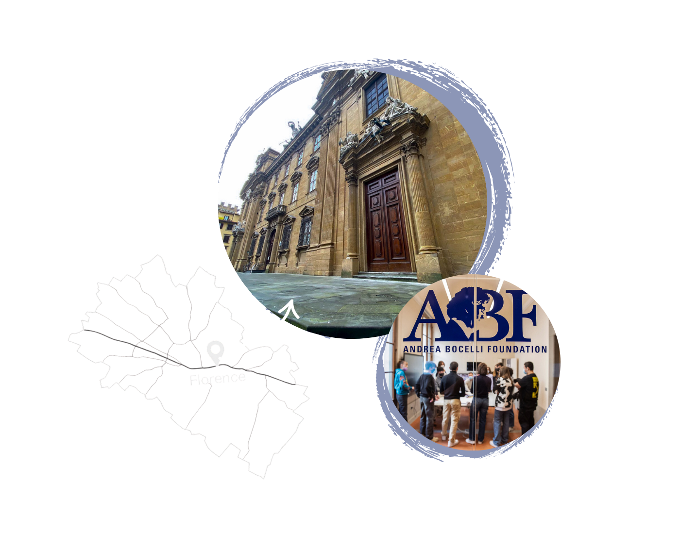 Andrea Bocelli Foundation building in Florence Tuscany