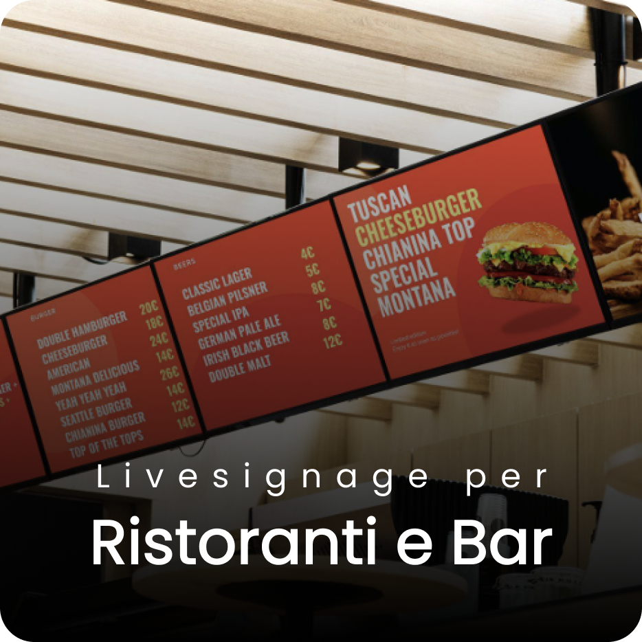 Livesignage per Ristorante e Bar