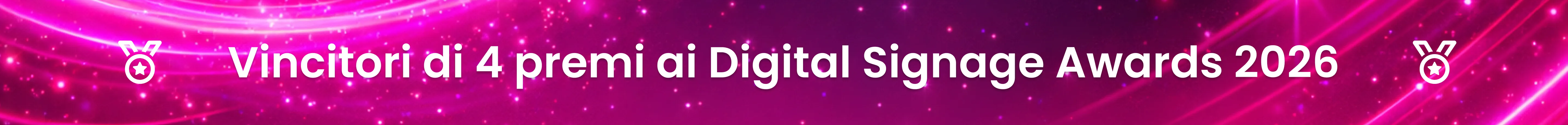 Vittoria Digital signage awards