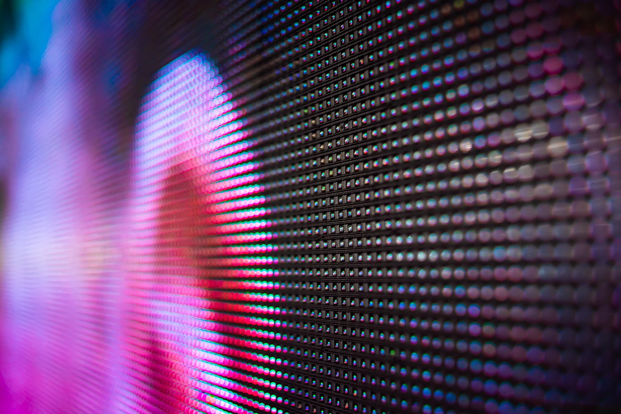 Grande LED wall utilizzato per contenuti di digital signage