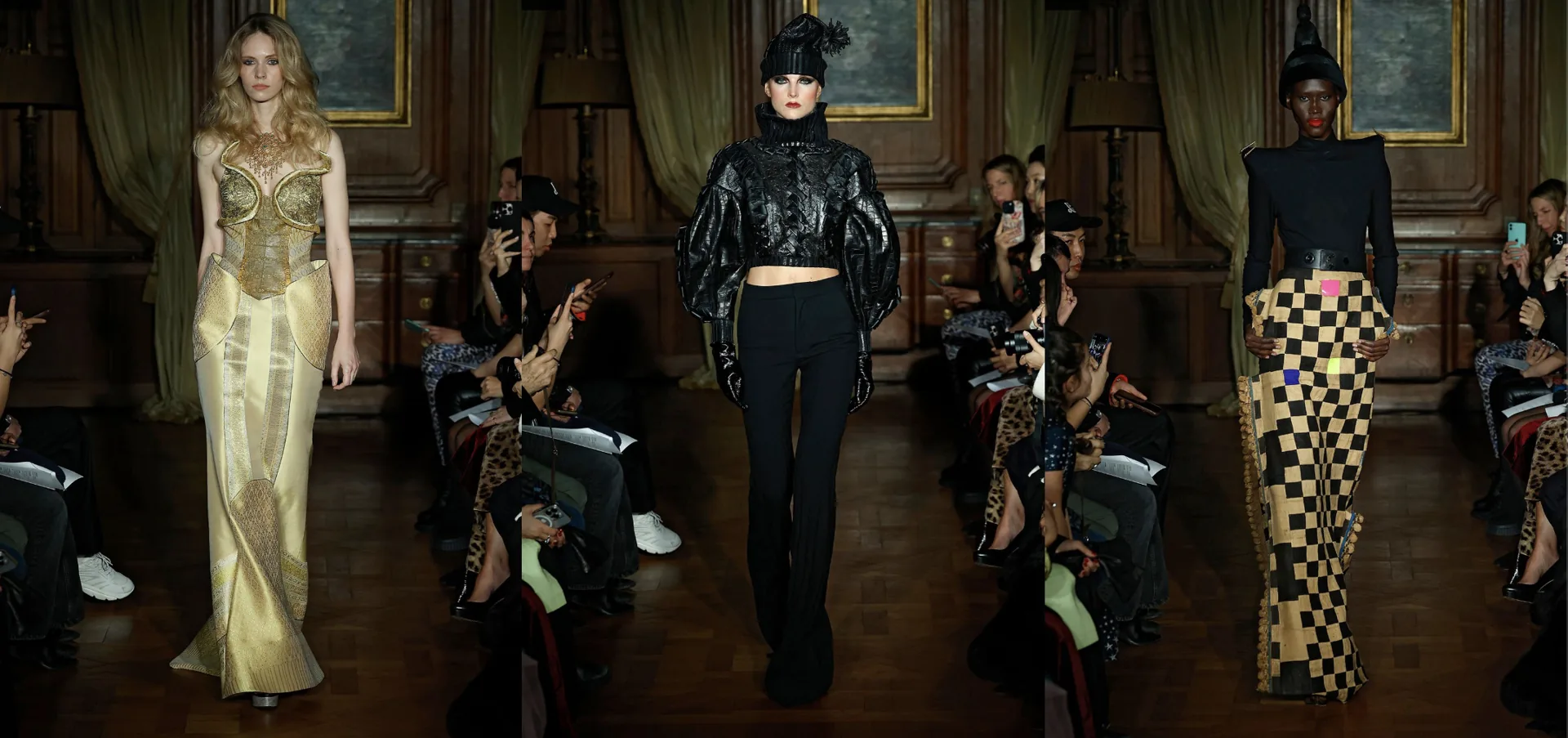 Défilé Haute Couture SS25 de Ronald van der Kemp à Paris, conçu par H.stories à l'hôtel d'Avaray