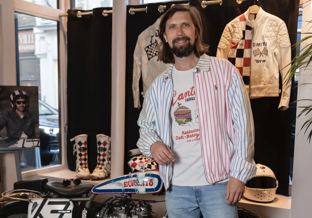 Dîner de lancement de la campagne Persol "The Drive Within" organisé par H.stories, avec un photocall moto de flat track de Dimitri Coste, avec des tenues collector, et la présence de Pedro Winter, Alexandre Grynszpan, Gaia Weiss, Vassili Schneider, et Marlon Magnée.