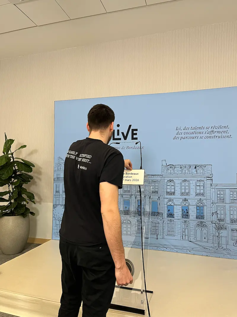Inauguration du campus LIVE à Bordeaux avec Antoine Arnault et Brigitte Macron, organisée par H.stories.