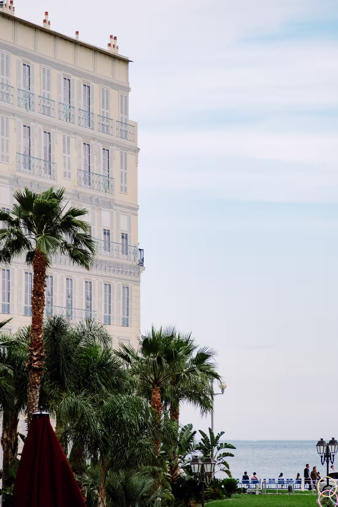 Défilé de mode à Cannes, la Croisette
