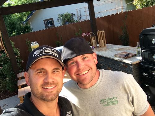 Clean Cut Owner and employee.