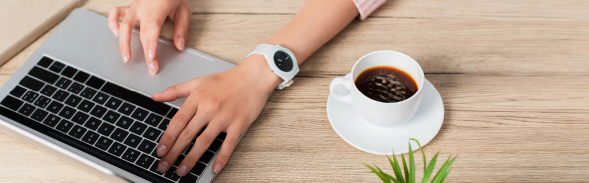 A man uses a walkie-talkie to communicate at volunteer event