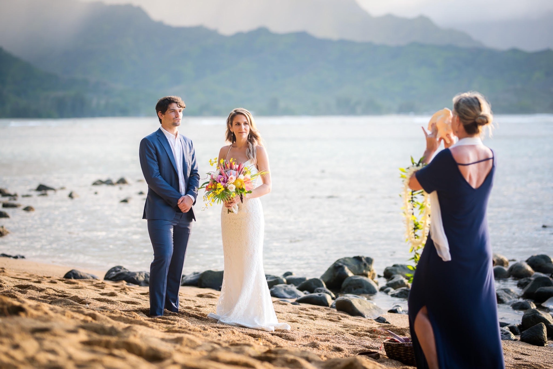 officiant on the beach kauai