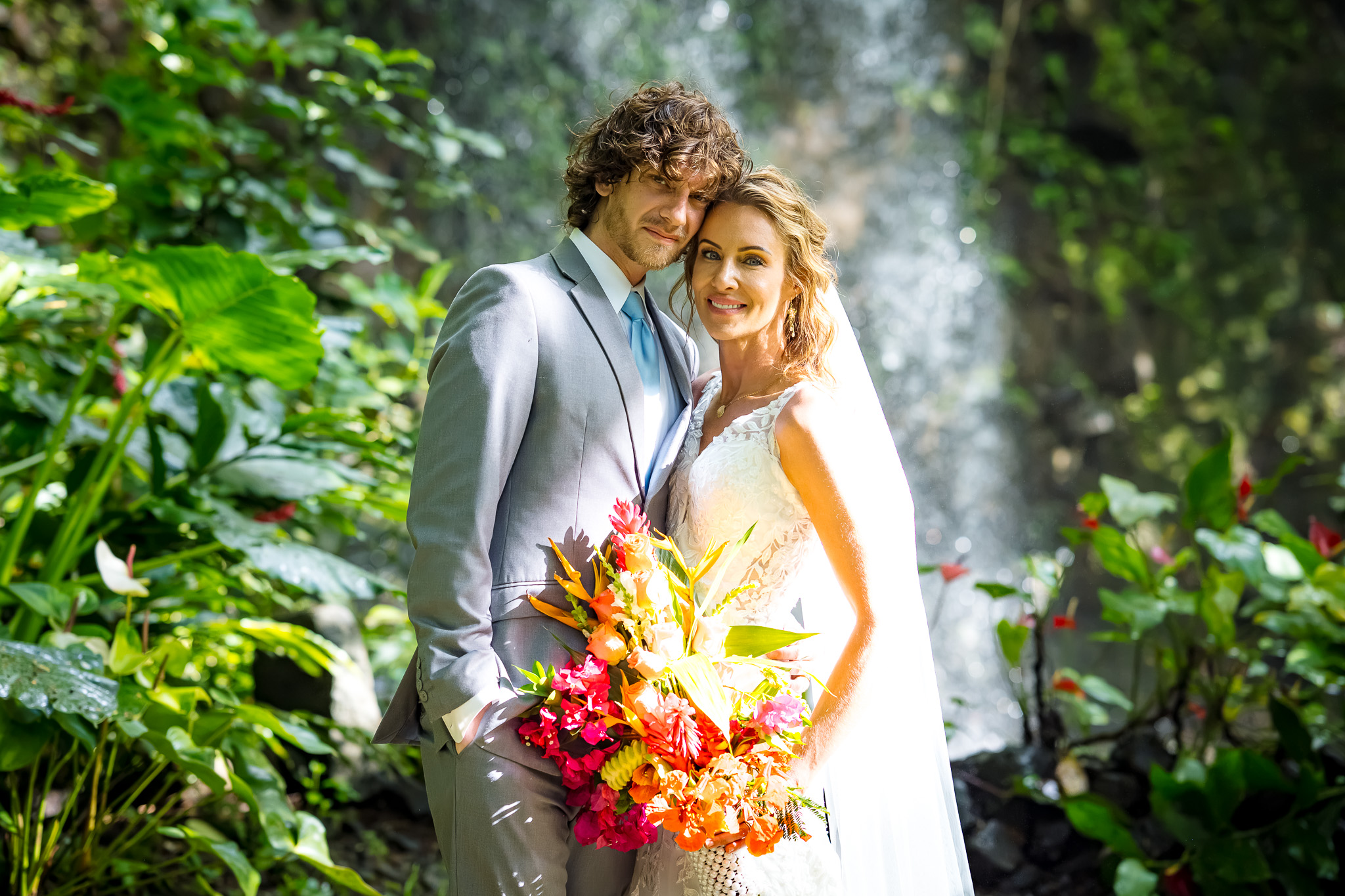 elopement wedding couple portrait