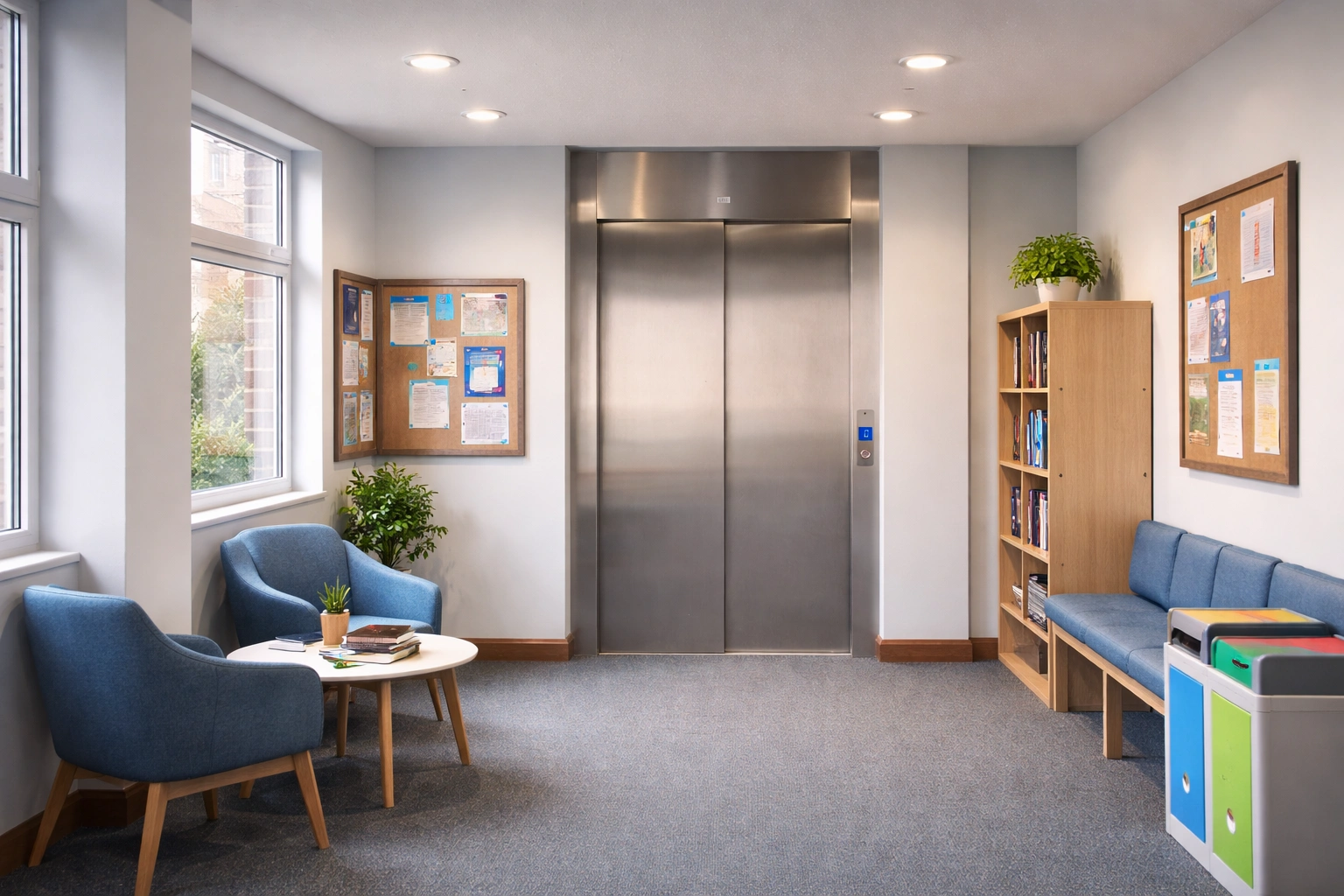 Passenger Lift in School Reception Area