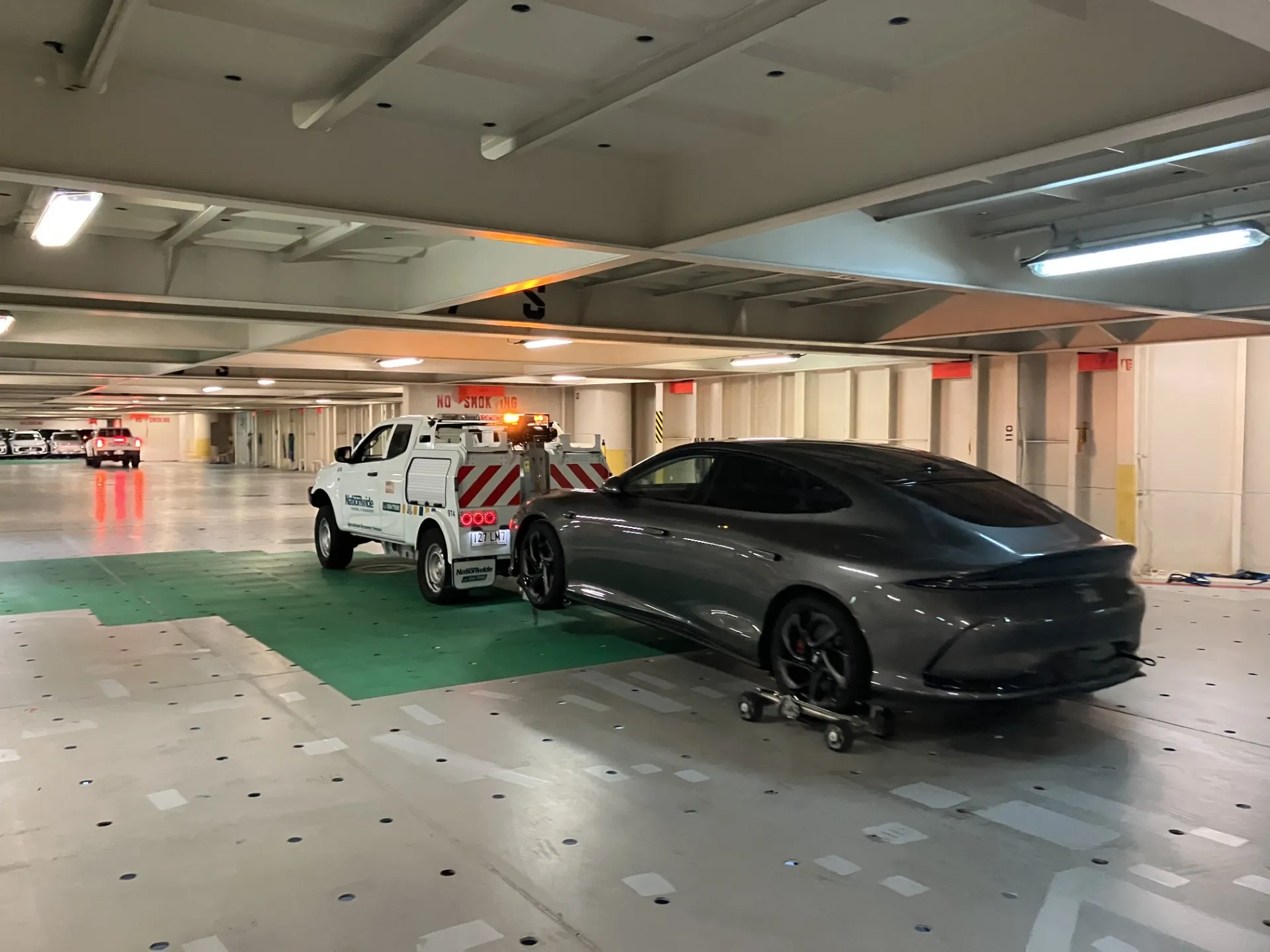 SRV Recovering Out Of Charge Vehicles