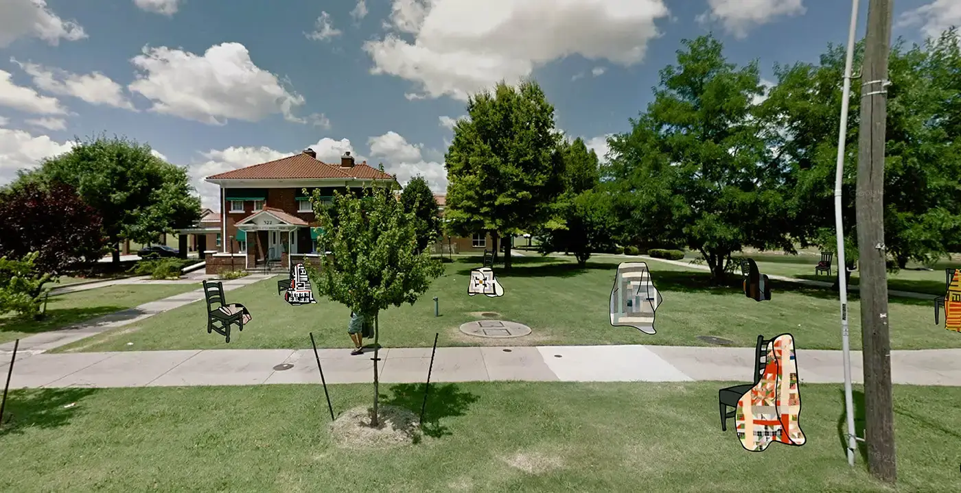 A rendering of what the memorial could look like, created at the conceptualization of the project. 