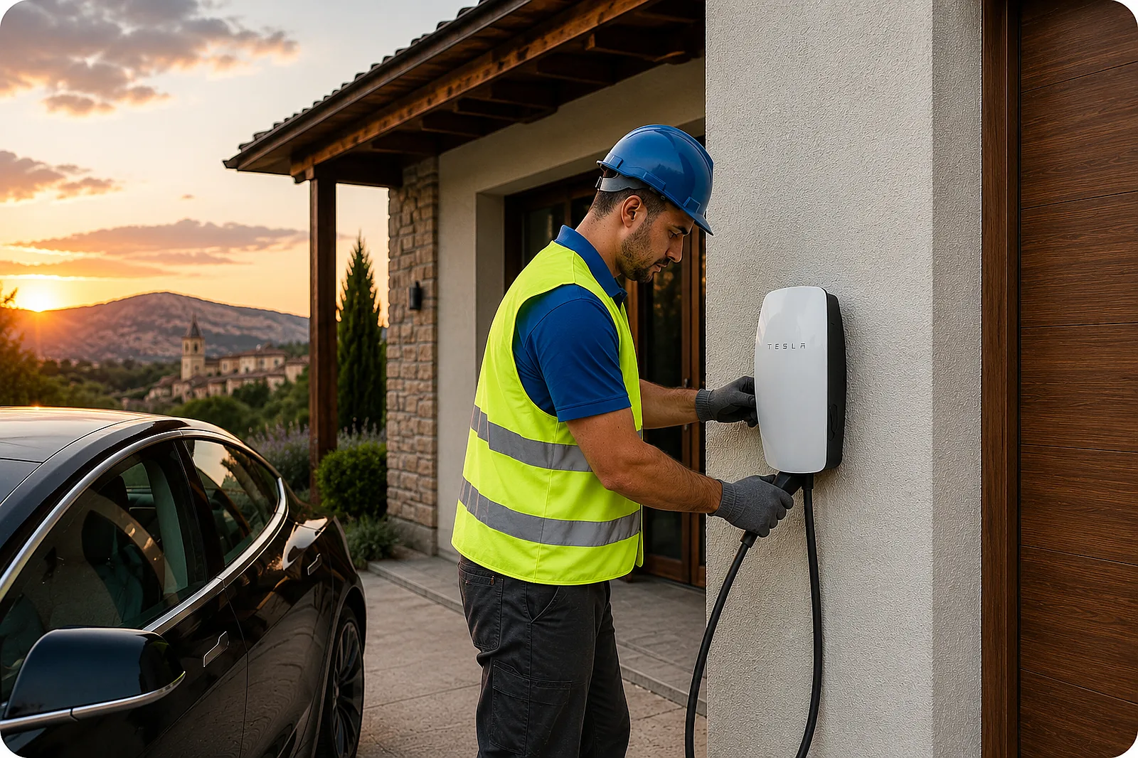 Instalador CargaTuCoche de cargador para vehículo eléctrico Aragón