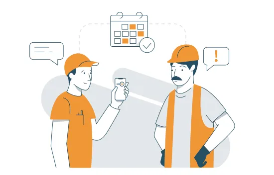 Secury360 scheduling illustration