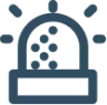 CCTV alarm icon

