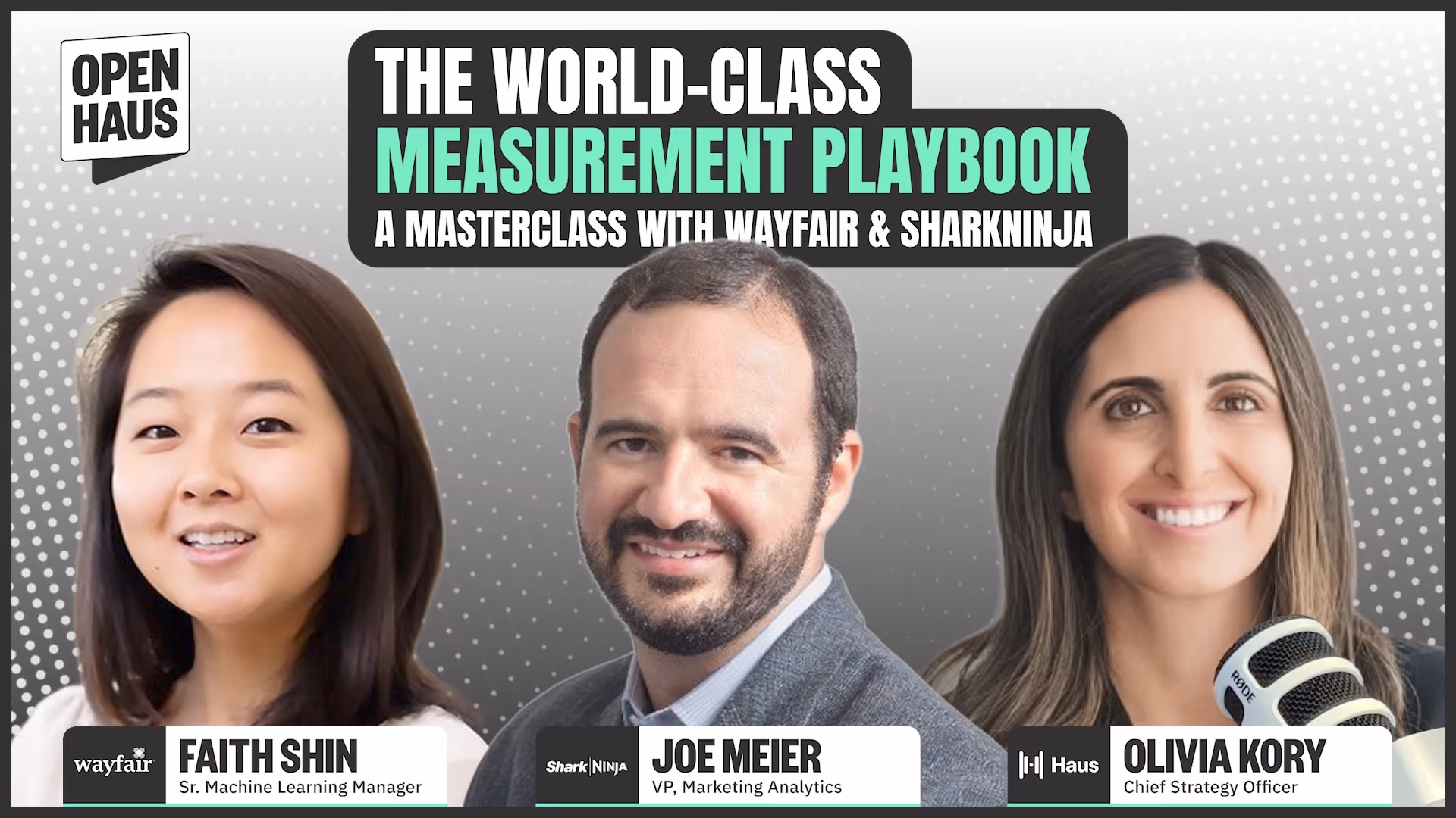 The World Class Measurement Playbook with Wayfair and SharkNinja
